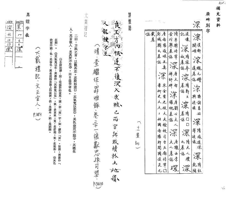 補充資料(一) 