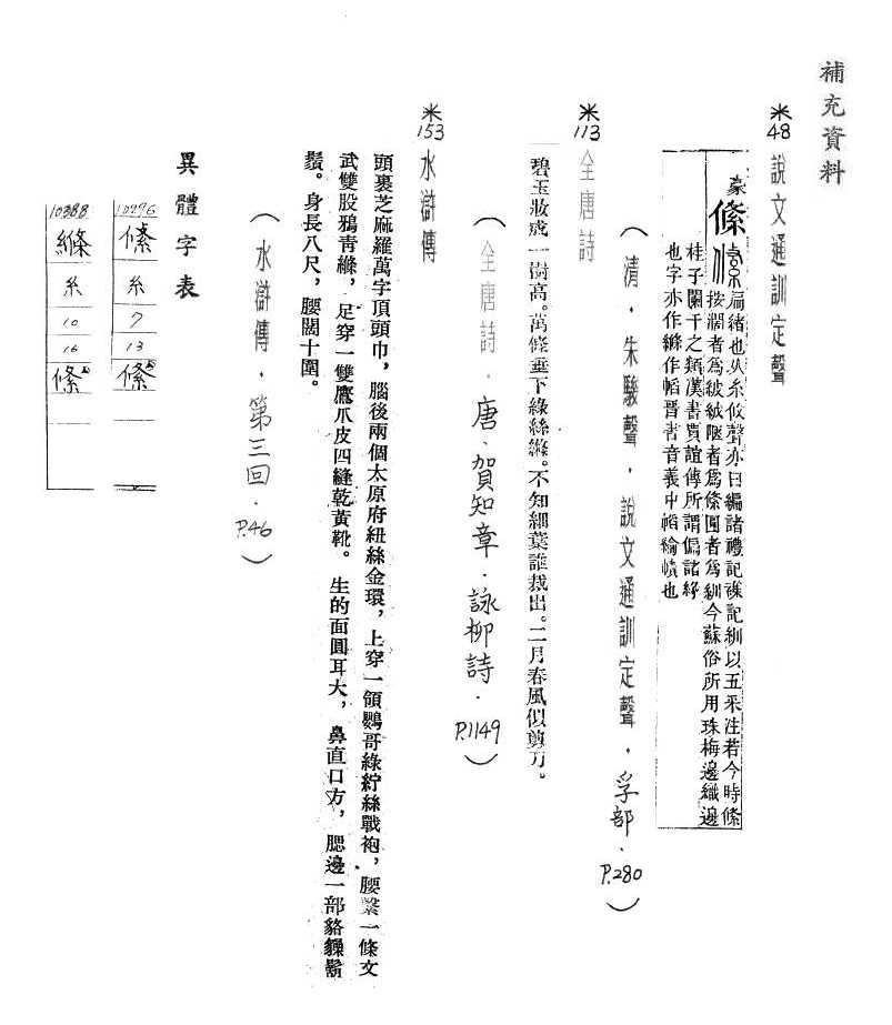 補充資料(一) 