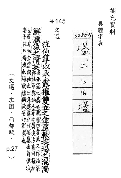 補充資料(一) 