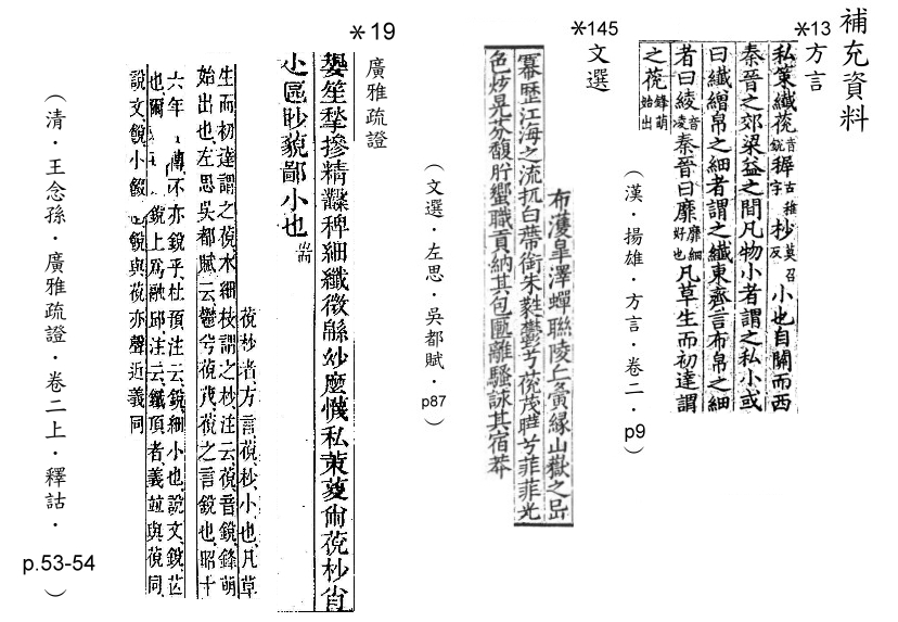 補充資料(一) 