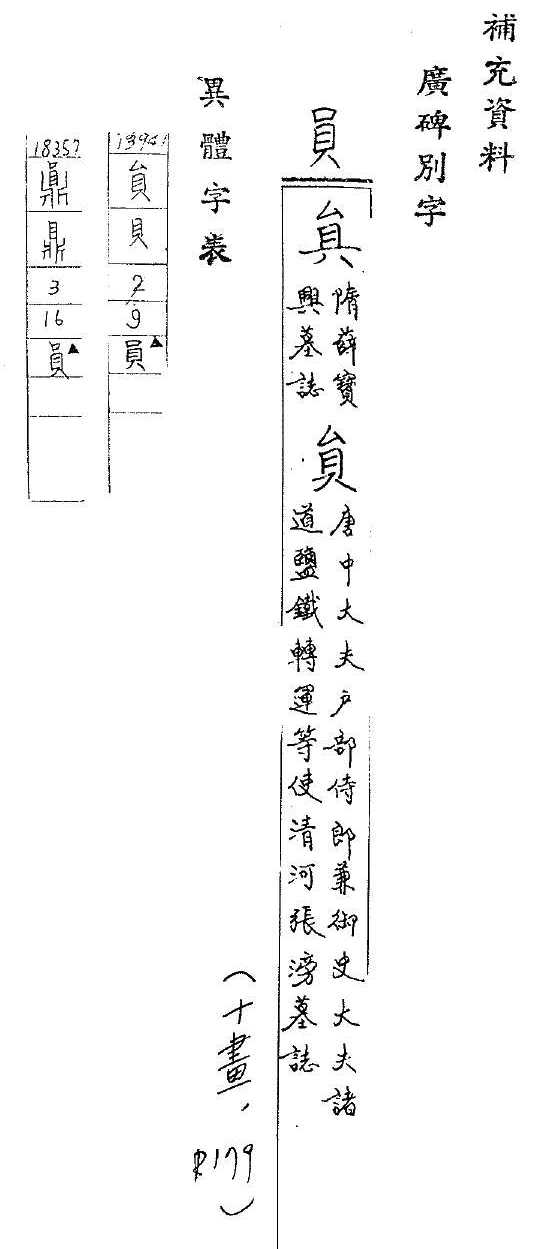 補充資料(一) 