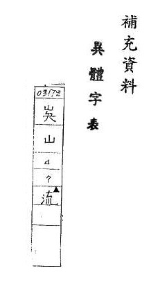 補充資料(一) 